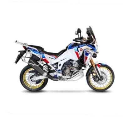 ESCAPE LEOVINCE LV-12 EDICION NEGRA HONDA AFRICA TWIN 1100 ADV. DEPORTE DCT 20-23 ACERO INOXIDABLE