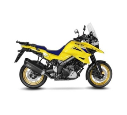 LEOVINCE AUSPUFFSCHALLDAMPFER LV-12 BLACK EDITION SUZUKI V-STROM 1050 ABS 20-23 EDELSTAHL