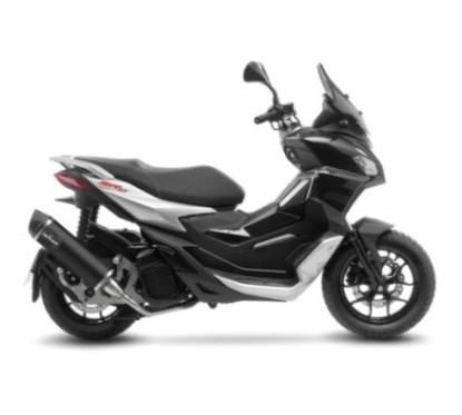 SILENCIADOR DE ESCAPE LEOVINCE NEGRO APRILIA SR200 GT SPORT 22-24 ACERO INOXIDABLE