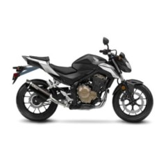 LEOVINCE TERMINALE SCARICO NERO HONDA CB 500 F 16-18 ACCIAIO INOX