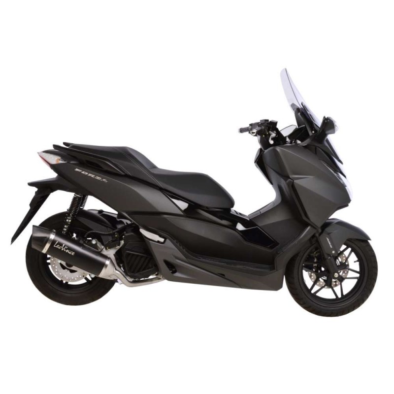 LEOVINCE SCHWARZER AUSPUFFSCHALLDAMPFER HONDA FORZA 125 15-16 EDELSTAHL