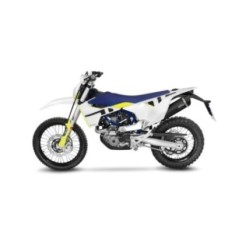 LEOVINCE SCHWARZER AUSPUFFSCHALLDAMPFER HUSQVARNA 701 ENDURO 21-23 EDELSTAHL