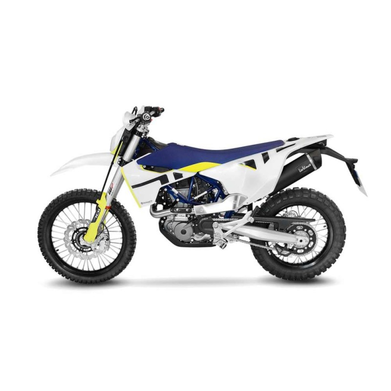 LEOVINCE SCHWARZER AUSPUFFSCHALLDAMPFER HUSQVARNA 701 ENDURO 21-23 EDELSTAHL