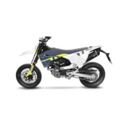 LEOVINCE SCHWARZER AUSPUFFSCHALLDAMPFER HUSQVARNA 701 SUPERMOTO 21-23 EDELSTAHL