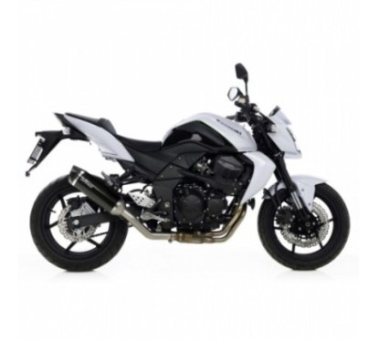 SILENCIADOR DE ESCAPE LEOVINCE NEGRO KAWASAKI Z750 07-12 ACERO INOXIDABLE