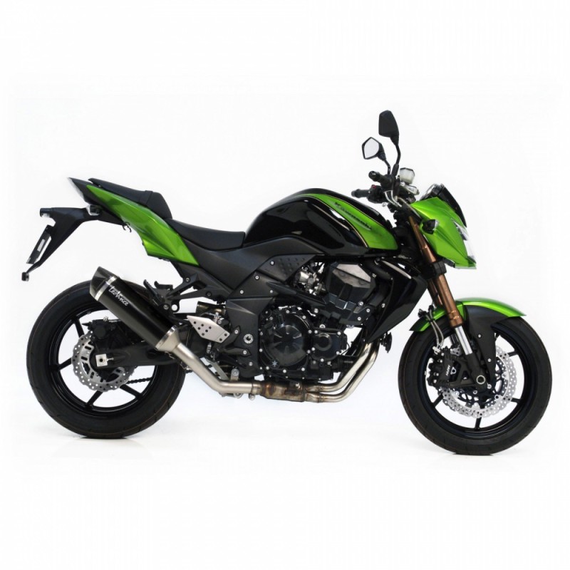 LEOVINCE SCHWARZER AUSPUFFSCHALLDAMPFER KAWASAKI Z750 R 11-12 EDELSTAHL