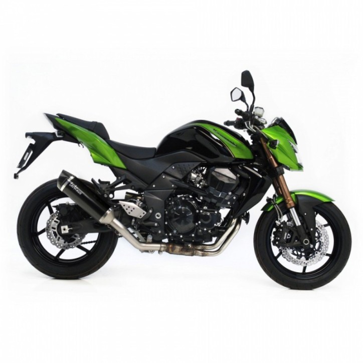 LEOVINCE TERMINALE SCARICO NERO PER KAWASAKI Z750 R 11-12 INOX