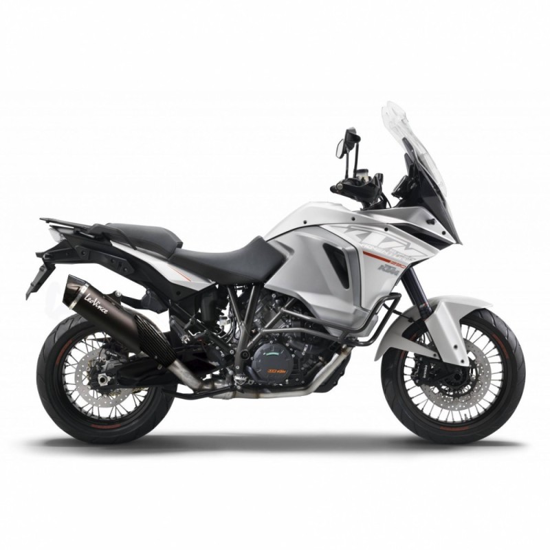 LEOVINCE TERMINALE SCARICO NERO KTM 1290 SUPER ADVENTURE 15-16 ACCIAIO INOX