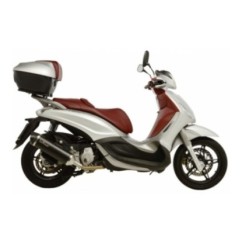 LEOVINCE SCHWARZER AUSPUFFSCHALLDAMPFER PIAGGIO BEVERLY 350 SPORT TOURING EURO 3 11-14 EDELSTAHL