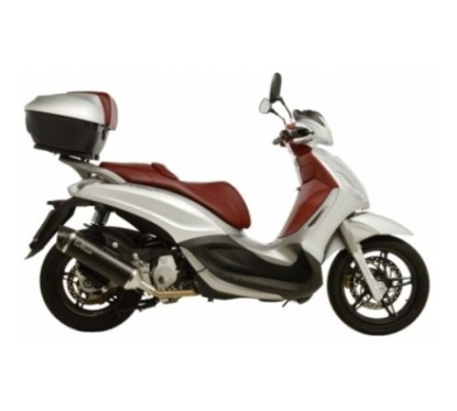 LEOVINCE SCHWARZER AUSPUFFSCHALLDAMPFER PIAGGIO BEVERLY 350 SPORT TOURING EURO 3 11-14 EDELSTAHL