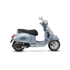 LEOVINCE SCHWARZER AUSPUFFSCHALLDAMPFER PIAGGIO VESPA GTS 125 ie SUPER 21-23 EDELSTAHL