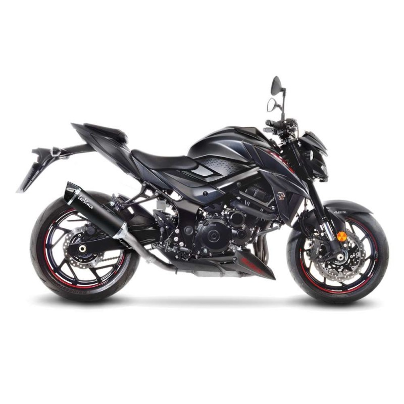 LEOVINCE TERMINALE SCARICO NERO SUZUKI GSX-S 750 Z ABS 17-20 ACCIAIO INOX