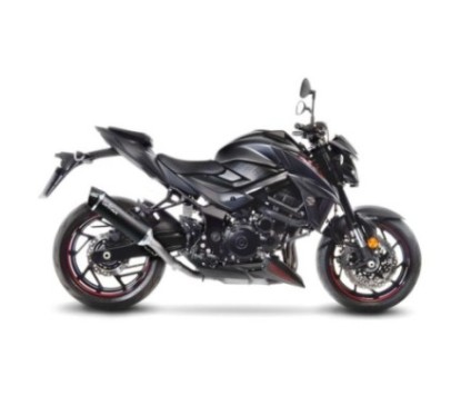 LEOVINCE TERMINALE SCARICO NERO SUZUKI GSX-S 750 Z ABS 17-20 ACCIAIO INOX