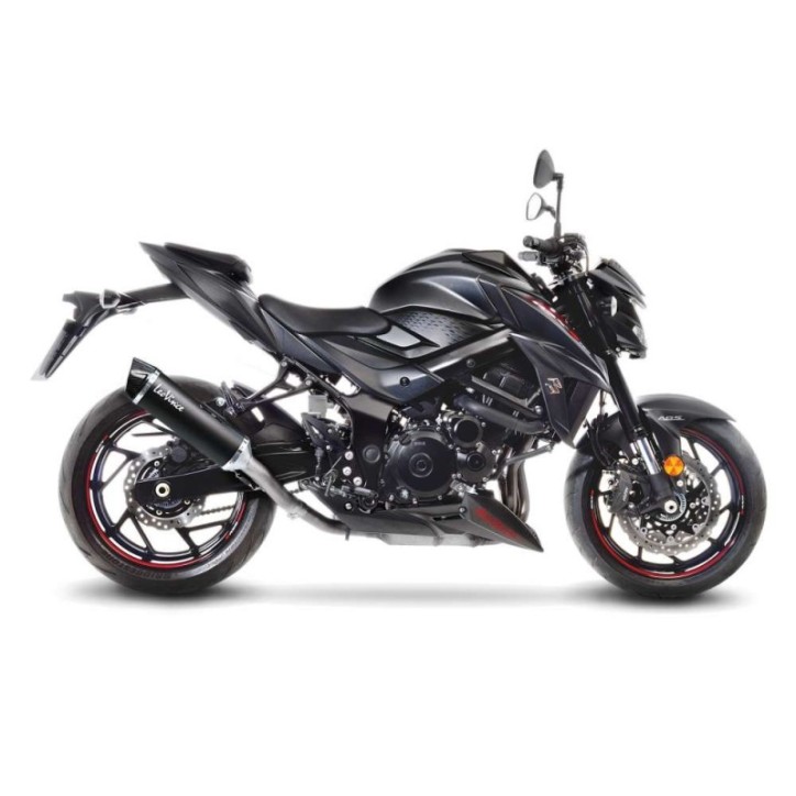 LEOVINCE TERMINALE SCARICO NERO PER SUZUKI GSX-S 750/Z ABS 17-20 INOX