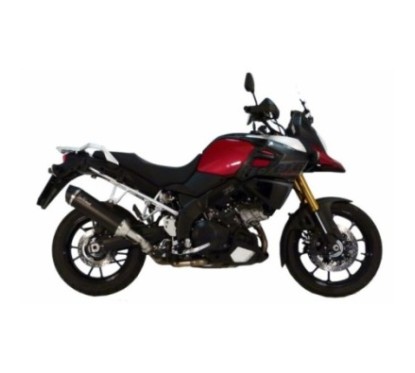 LEOVINCE SCHWARZER AUSPUFFSCHALLDAMPFER SUZUKI V-STROM 1000 14-16 EDELSTAHL