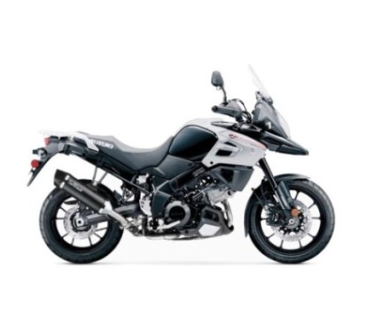 LEOVINCE SCHWARZER AUSPUFFSCHALLDAMPFER SUZUKI V-STROM 1000 ABS 17-19 EDELSTAHL