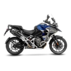 LEOVINCE TERMINALE SCARICO NERO TRIUMPH TIGER 1200 GT 22-24 ACCIAIO INOX