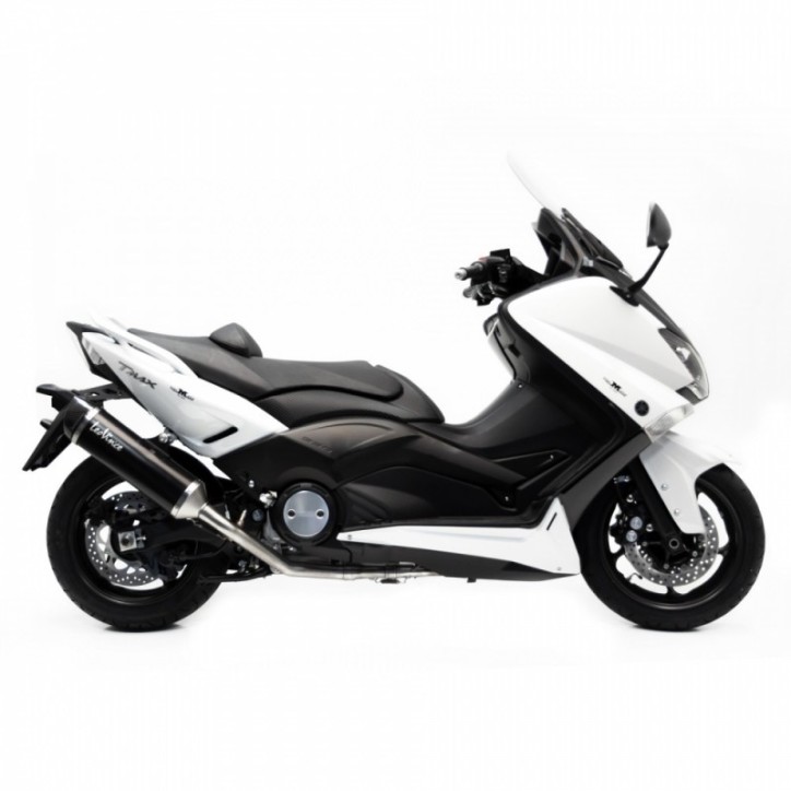 LEOVINCE TERMINALE SCARICO NERO PER YAMAHA T-MAX 530 12-16 INOX