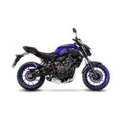 SILENCIEUX D'ECHAPPEMENT SOUS-CASSE LEOVINCE YAMAHA MT-07 18-20 ACIER INOXYDABLE