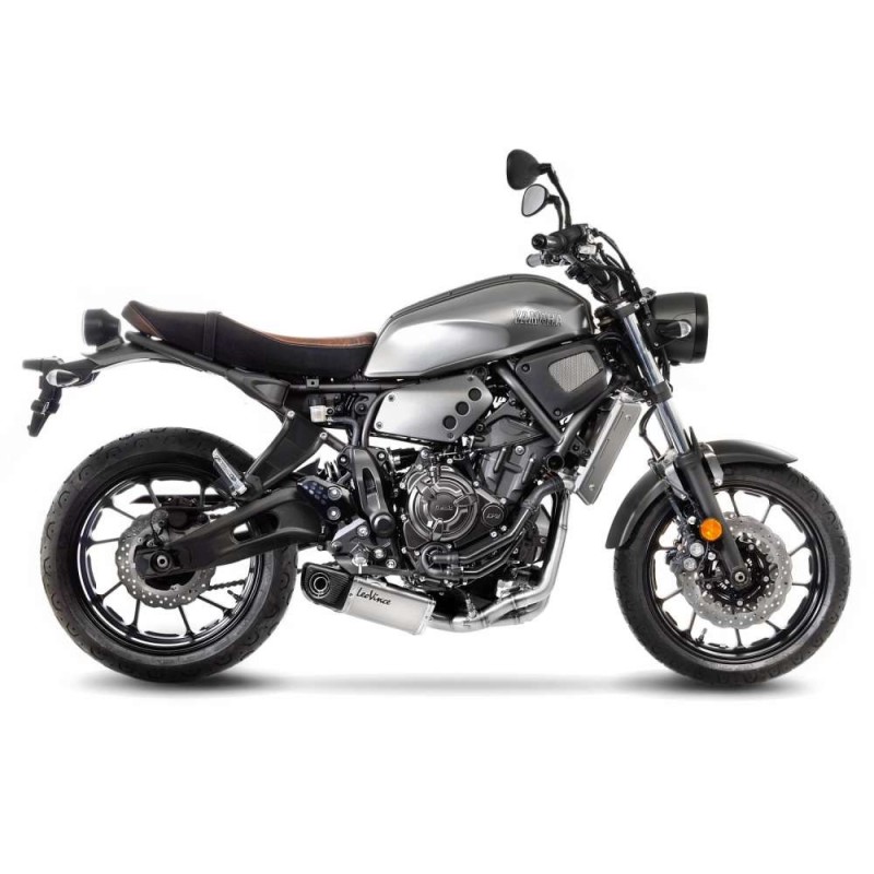 LEOVINCE UNTERBODEN-AUSPUFFSCHALLDAMPFER YAMAHA XSR 700 16-20 EDELSTAHL