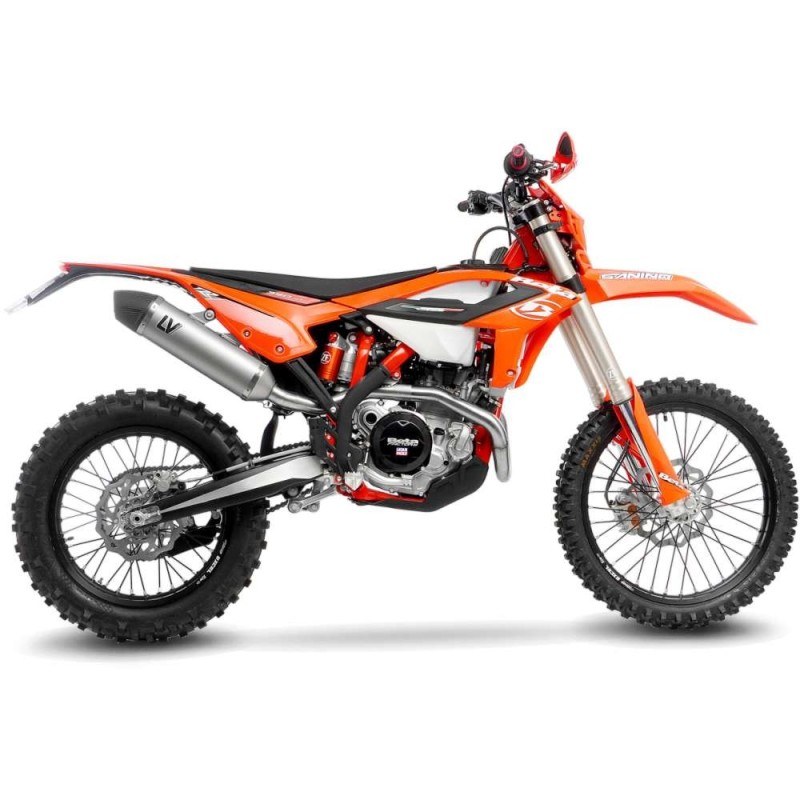 SILENCIADOR DE ESCAPE LEOVINCE X3 EVO BETA RR 4T RACING 480 20-24 ACERO INOXIDABLE