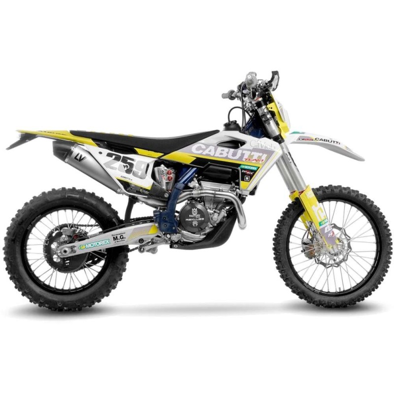 LEOVINCE TERMINALE SCARICO X3 EVO HUSQVARNA FE 250 2024 ACCIAIO INOX