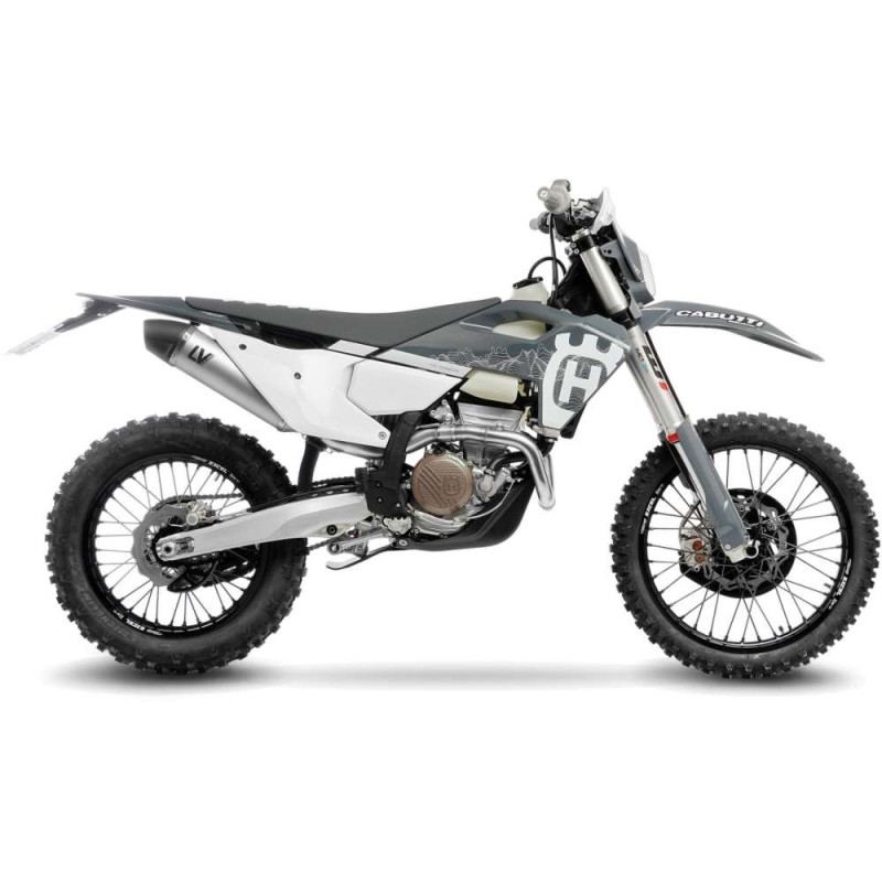 LEOVINCE TERMINALE SCARICO X3 EVO HUSQVARNA FE 350 2024 ACCIAIO INOX