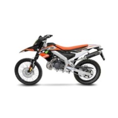 LEOVINCE AUSPUFFSCHALLDAMPFER X-FIGHT KOHLEFASER APRILIA SX 50 Fabrik 18-20 KOHLEFASER