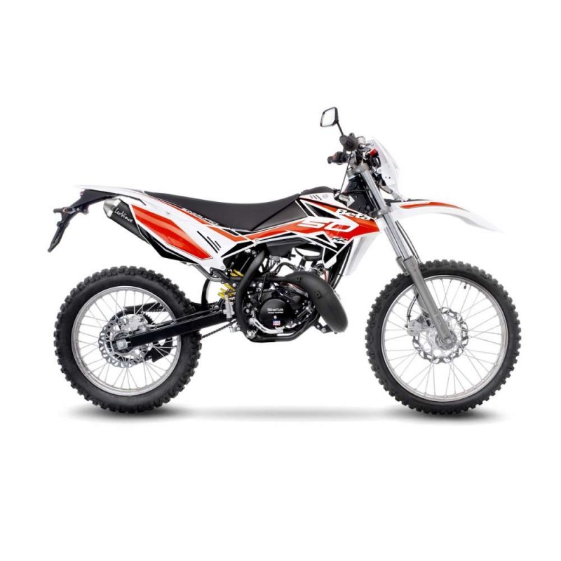 LEOVINCE AUSPUFFSCHALLDAMPFER X-FIGHT KOHLEFASER BETA RR 50 ENDURO SPORT 18-20 KOHLEFASER