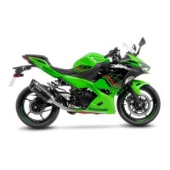 LEOVINCE VOLLSTANDIGE AUSPUFFFABRIK AUS KOHLENSTOFFFASER KAWASAKI NINJA 400 18-23 KOHLENSTOFFFASER