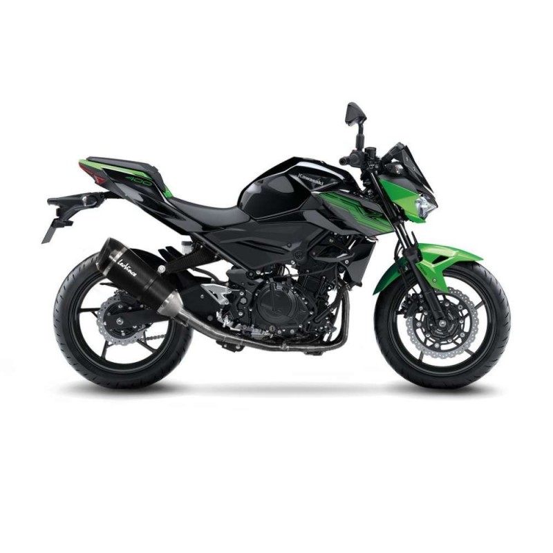 LEOVINCE FULL EXHAUST FACTORY S FIBRES DE CARBONE KAWASAKI Z400 19-23 CARBONE-COD.14240S