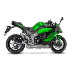 LEOVINCE AUSPUFFSCHALLDAMPFER FACTORY S BLACK EDITION KAWASAKI NINJA 1000 SX 20-24 EDELSTAHL