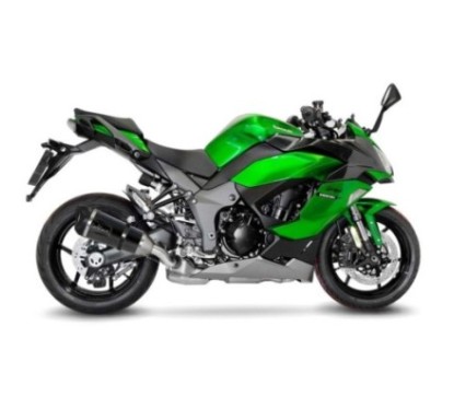 LEOVINCE TERMINALE SCARICO FACTORY S BLACK EDITION KAWASAKI NINJA 1000 SX 20-24 ACCIAIO INOX