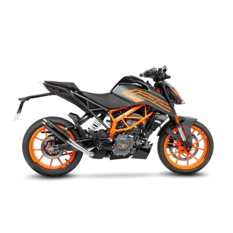 SILENCIADOR DE ESCAPE LEOVINCE GP CORSA MATE KTM DUKE 125 21-23 FIBRA DE CARBONO