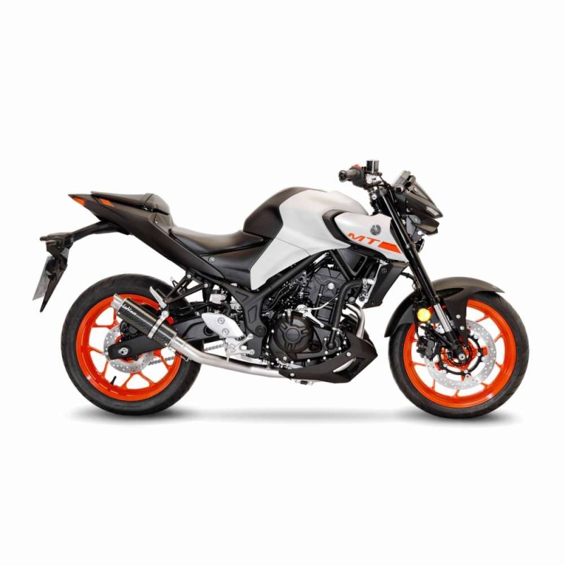 SILENCIADOR DE ESCAPE LEOVINCE GP CORSA YAMAHA MT-03 2020 FIBRA DE CARBONO