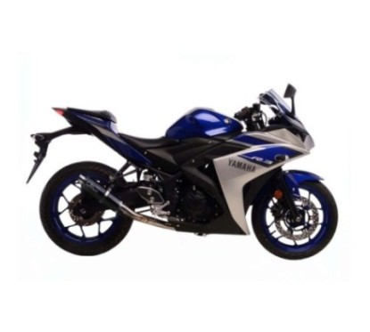 SILENCIADOR DE ESCAPE LEOVINCE GP CORSA YAMAHA YZF-R25 14-18 FIBRA DE CARBONO