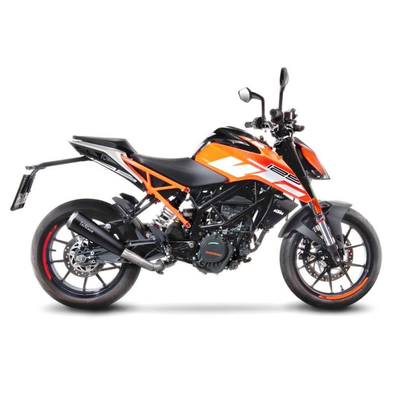 LEOVINCE GP ONE AUSPUFFSCHALLDAMPFER KTM DUKE 125 17-20 EDELSTAHL