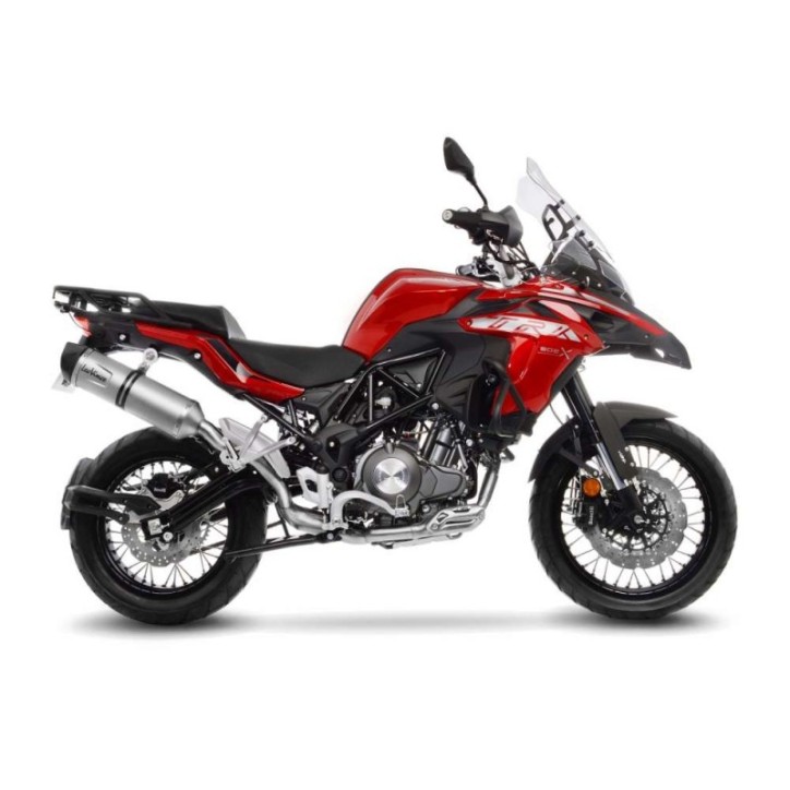 SILENCIADOR DE ESCAPE LEOVINCE LV ONE EVO PARA BENELLI TRK 502 X 18-24 INOX-COD.14281E