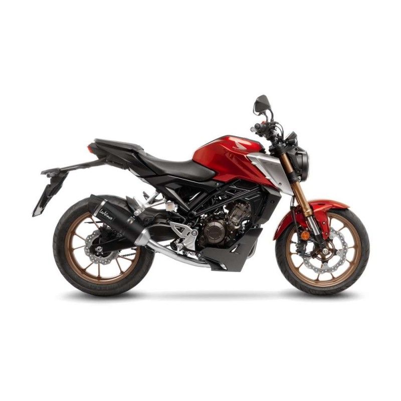 SILENCIADOR DE ESCAPE LEOVINCE LV ONE EVO BLACK EDITION HONDA CB125 R NEO SPORTS CAFE 21-23 ACERO INOXIDABLE