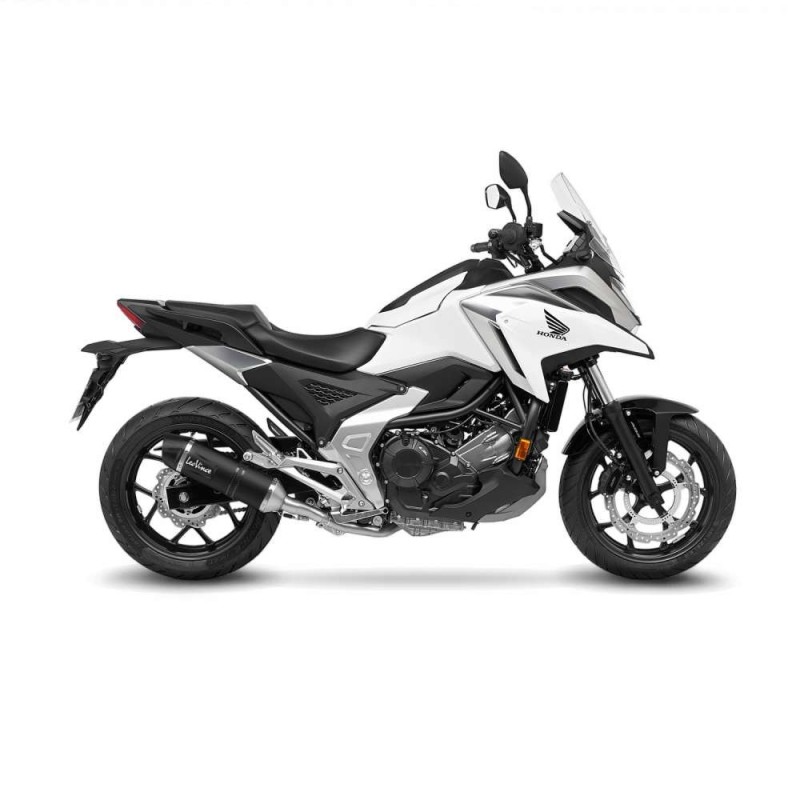 LEOVINCE AUSPUFFSCHALLDAMPFER LV ONE EVO BLACK EDITION HONDA NC 750 X 21-24 EDELSTAHL