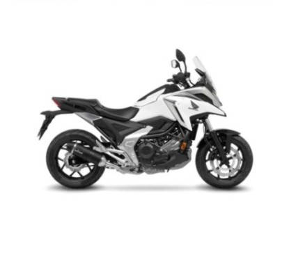 LEOVINCE AUSPUFFSCHALLDAMPFER LV ONE EVO BLACK EDITION HONDA NC 750 X 21-24 EDELSTAHL