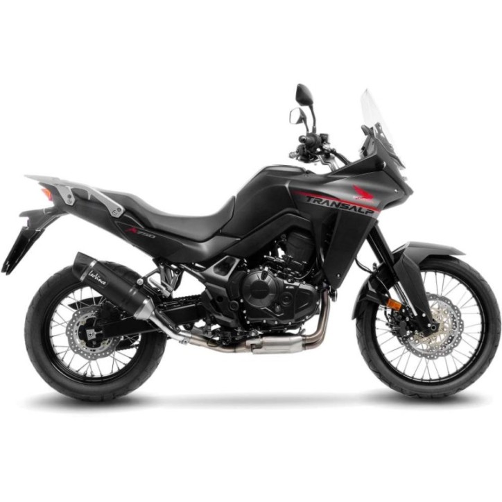 LEOVINCE AUSPUFFSCHALLDAMPFER LV ONE EVO BLACK EDITION FUR HONDA XL750 TRANSALP 23-24 INOX-COD.14440EB