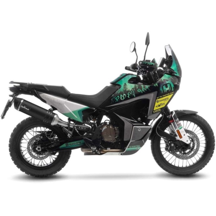 SILENCIADOR DE ESCAPE LEOVINCE LV ONE EVO BLACK EDITION PARA HUSQVARNA NORDEN 901 22-24 INOX-COD.14414EB