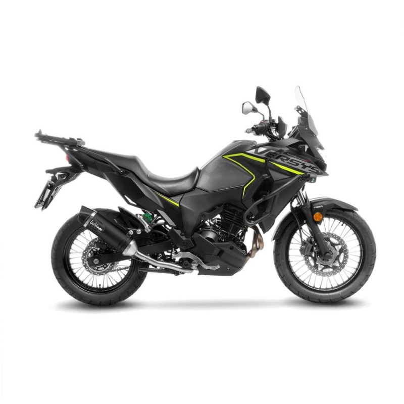 LEOVINCE TERMINALE SCARICO LV ONE EVO BLACK EDITION KAWASAKI VERSYS-X 300 17-20 ACCIAIO INOX