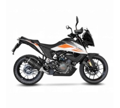 LEOVINCE EXHAUST MUFFLER LV ONE EVO BLACK EDITION KTM 390 ADVENTURE 20-24 STAINLESS STEEL