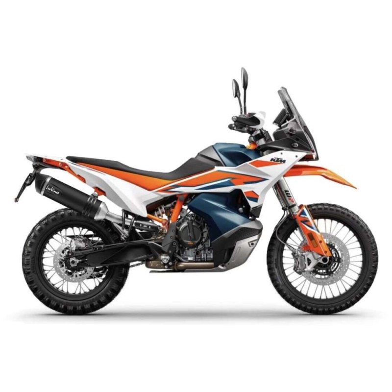 LEOVINCE AUSPUFFSCHALLDAMPFER LV ONE EVO BLACK EDITION KTM 890 ADVENTURE 21-24 EDELSTAHL