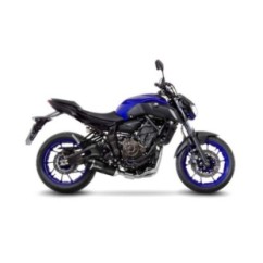 LEOVINCE TERMINALE SCARICO LV ONE EVO BLACK EDITION YAMAHA MT-07 18-20 ACCIAIO INOX