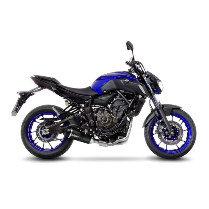 LEOVINCE TERMINALE SCARICO LV ONE EVO BLACK EDITION PER YAMAHA MT-07 18-20 INOX-COD.14251EB