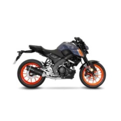 LEOVINCE AUSPUFFSCHALLDAMPFER LV ONE EVO BLACK EDITION YAMAHA MT-125 21-23 EDELSTAHL