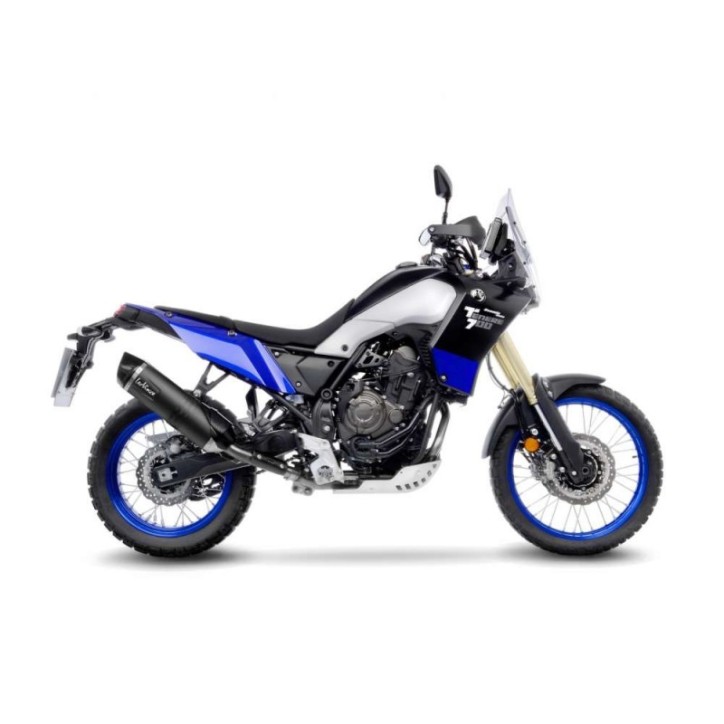 SILENCIADOR DE ESCAPE LEOVINCE LV ONE EVO BLACK EDITION PARA YAMAHA TENERE EXPLORE EDITION 23-24 INOX-COD.14330EB